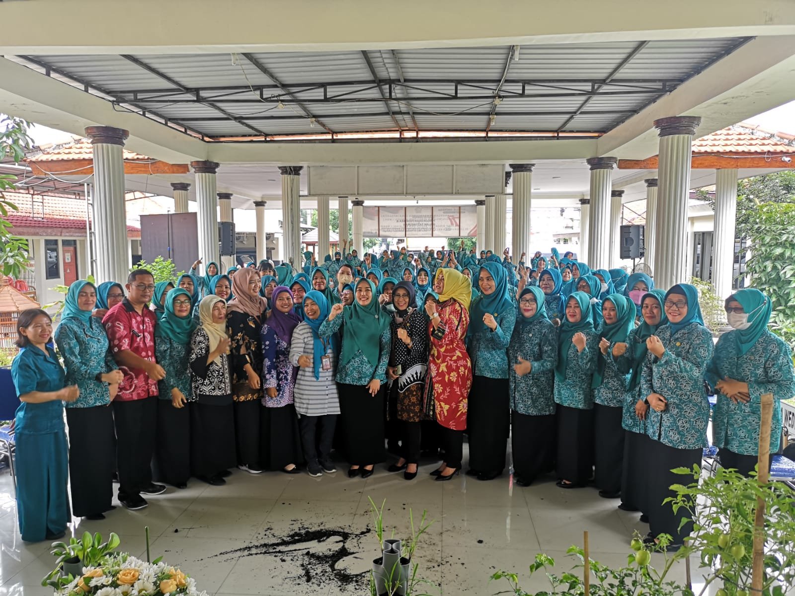 Dukung Program Ketahanan Pangan, TP PKK Sidoarjo Gelar Sosialisasi Pemanfaatan Lahan Pekarangan Keluarga