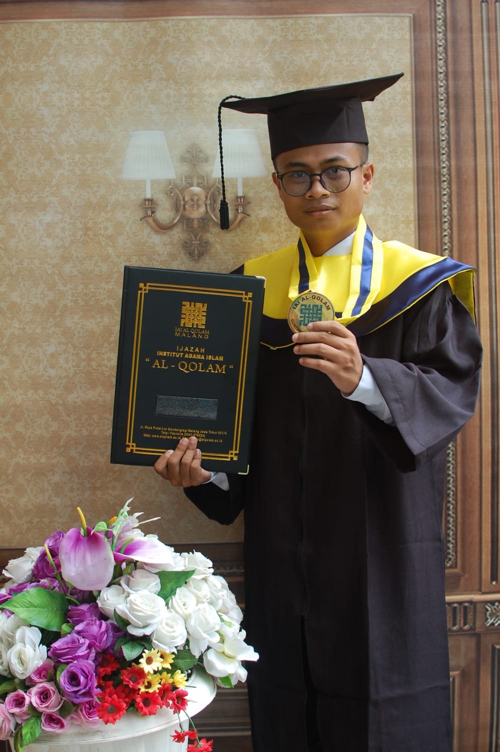 Syaifudin Zuhri Mahasiswa Al-Qolam Lulusan 3.6 tahun, Sampaikan Semangat Bung Karno