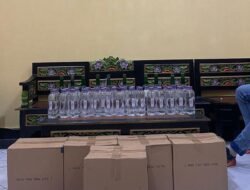 Polres Bondowoso Ungkap Peredaran Miras Oplosan, Ratusan Botol Arak Berhasil Diamankan