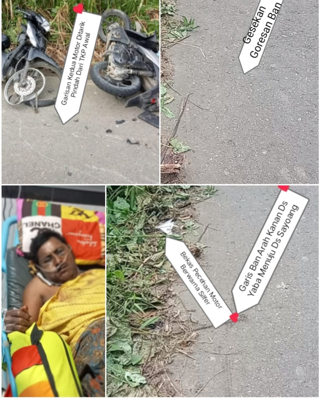 Korban Kritis, Saksi Mata Jelaskan Terkait Lakalantas di Desa Sayoang Halsel