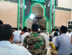 Danramil Kemlagi Kodim Mojokerto Jadi Khatib Shalat Jum’at