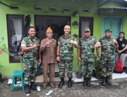 Dandim 0815/Mojokerto Bareng Ketua Persit  Sambangi Pejuang Veteran Kemerdekaan RI