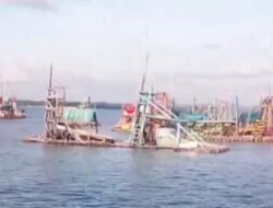 Pemandangan Pantai Bakit di Rubah Menjadi Pemandangan Aktivitas Penambang Timah Diduga Illegal