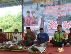 SEKDA MUARO JAMBI HADIRI HUT DESA TANJUNG LANJUT