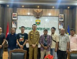 BUPATI MUARO JAMBI SAMBUT KUNJUNGAN ALIANSI WARTAWAM HARIAN AKTIF MUARO JAMBI