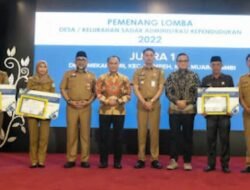 PJ.BUPATI UCAPKAN TERIMAKASIH KEPADA PEMPROV JAMBI ATAS PENGHARGAAN DESA MEKAR JAYA TERBAIK 1 TINGKAT PROVINSI JAMBI.