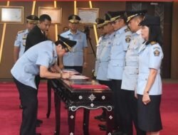 Lantik 5 Pimti Madya, Yasonna Minta Buat Terobosan Kreatif