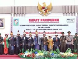 DPRD Kab. Simalungun Gelar Rapat Paripurna HUT Ke-190 Daerah Simalungun Tahun 2023