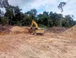 Aktivitas Tambang Timah di Kawasan Hutan Produksi Desa Pasir Putih Tukak Sadai Diduga Milik David