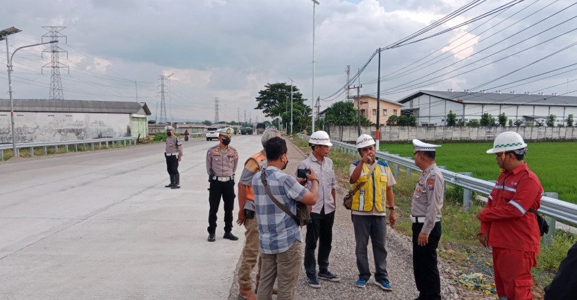 By Pass Dibuka, Satlantas Polresta Mojokerto Imbau Pengendara Hati-hati di Tiga Titik ini