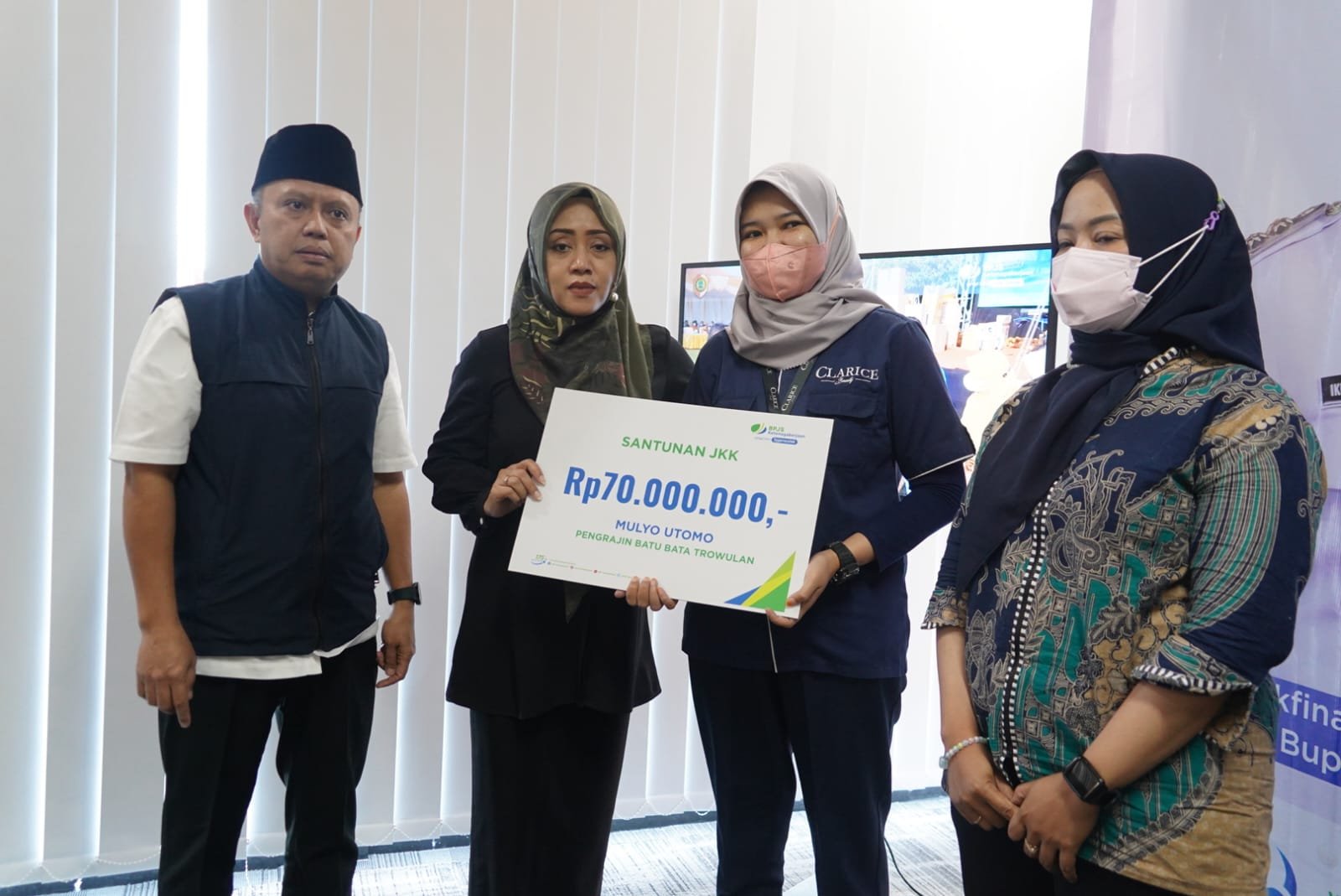 Bupati Ikfina Targetkan 60% Pekerja Tercover BPJS Ketenagakerjaan