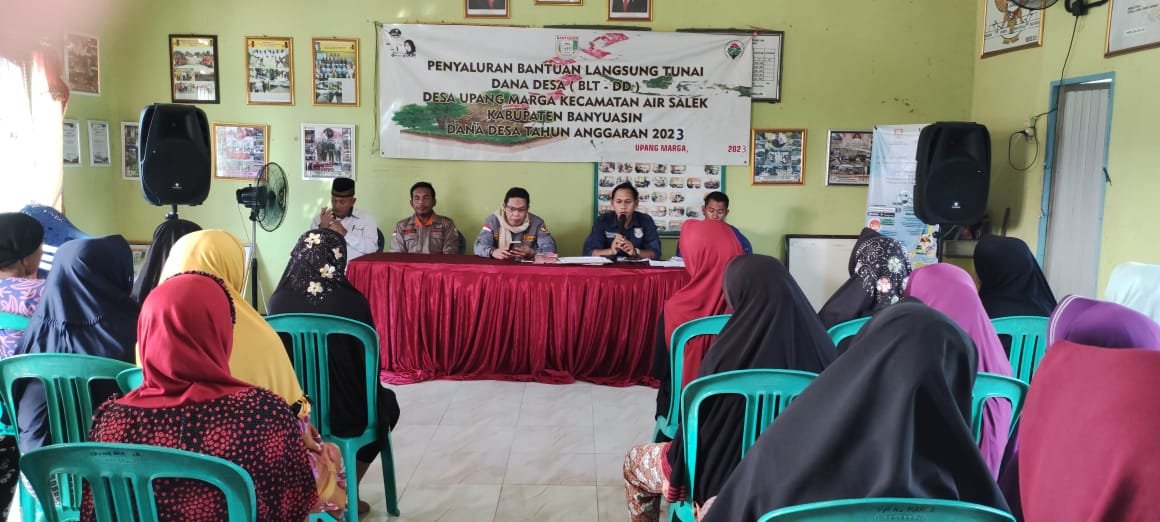 Pemdes Upang Marga Salurkan BLT DD Tahap I TA 2023