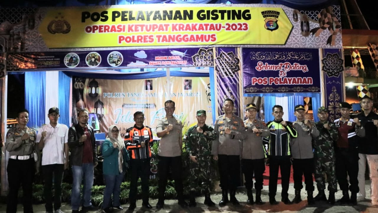 Jamin Keamanan Pemudik Di Jalinbar, Polres Tanggamus Terjunkan Personel Patroli Dan Siaga