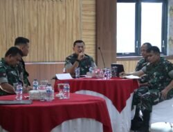 Danrem 022/PT Kunjungan Kerja Ke Kodim 0208/Asahan bersama PJU Korem