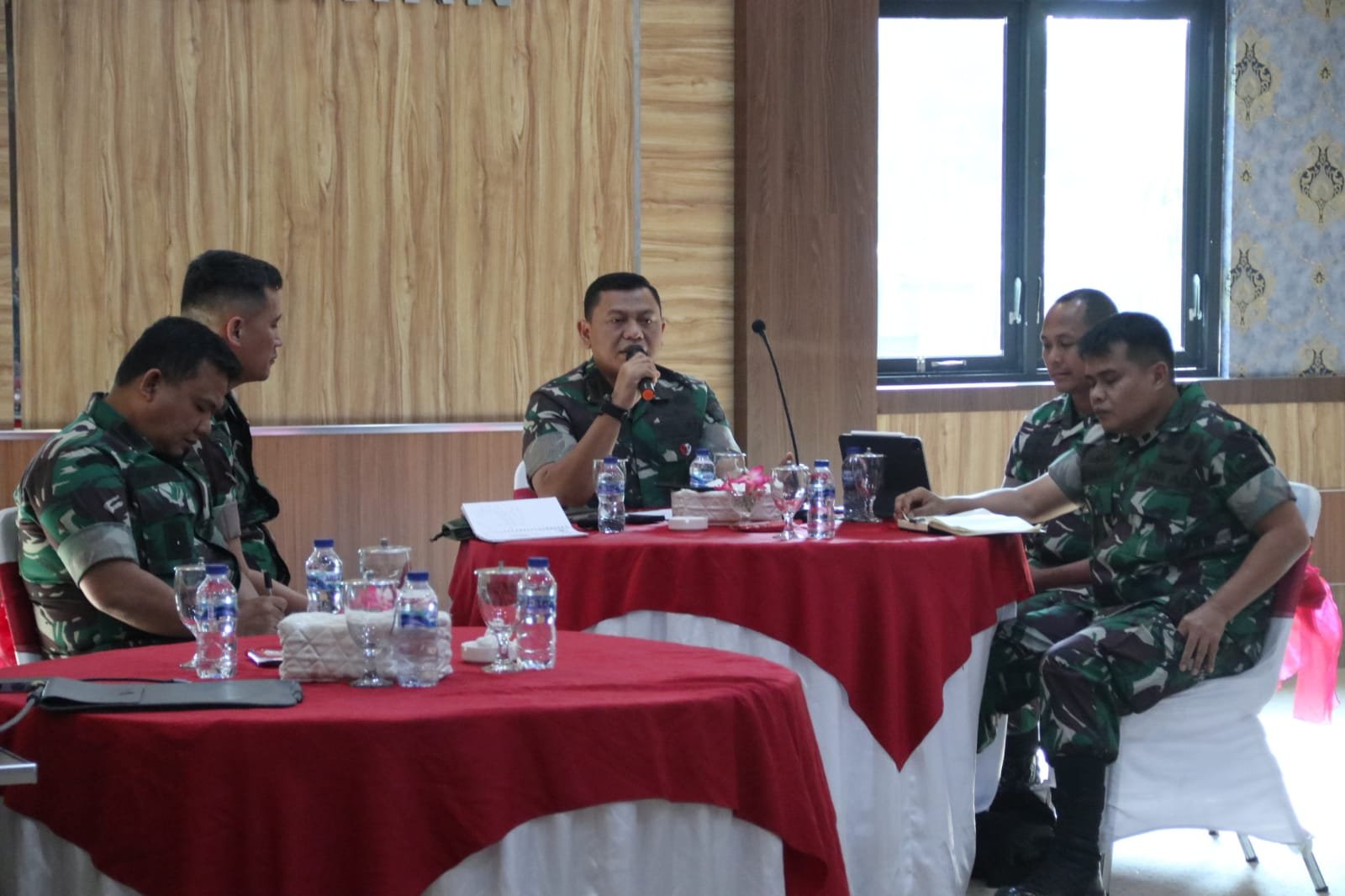 Danrem 022/PT Kunjungan Kerja Ke Kodim 0208/Asahan bersama PJU Korem