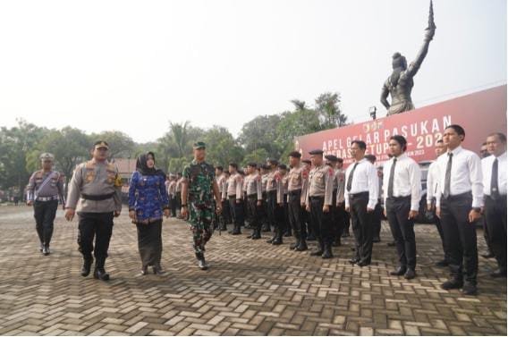 Gelar Apel Pasukan Operasi Ketupat 2023, 419 personel Gabungan di Kabupaten Mojokerto disiagakan