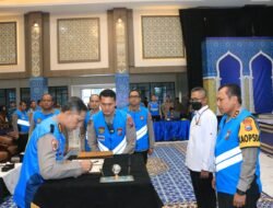 Kapolda Jatim Pimpin Sumpah Seleksi Penerimaan Calon Anggota Polri TA. 2023