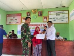 Jelang Lebaran, Pemerintah Desa Upang Karya Salurkan BLT DD Tahap 1