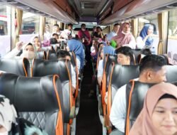 2126 Pemudik Diberangkatkan Di Hari Kedua Mudik Bareng Pemko Medan