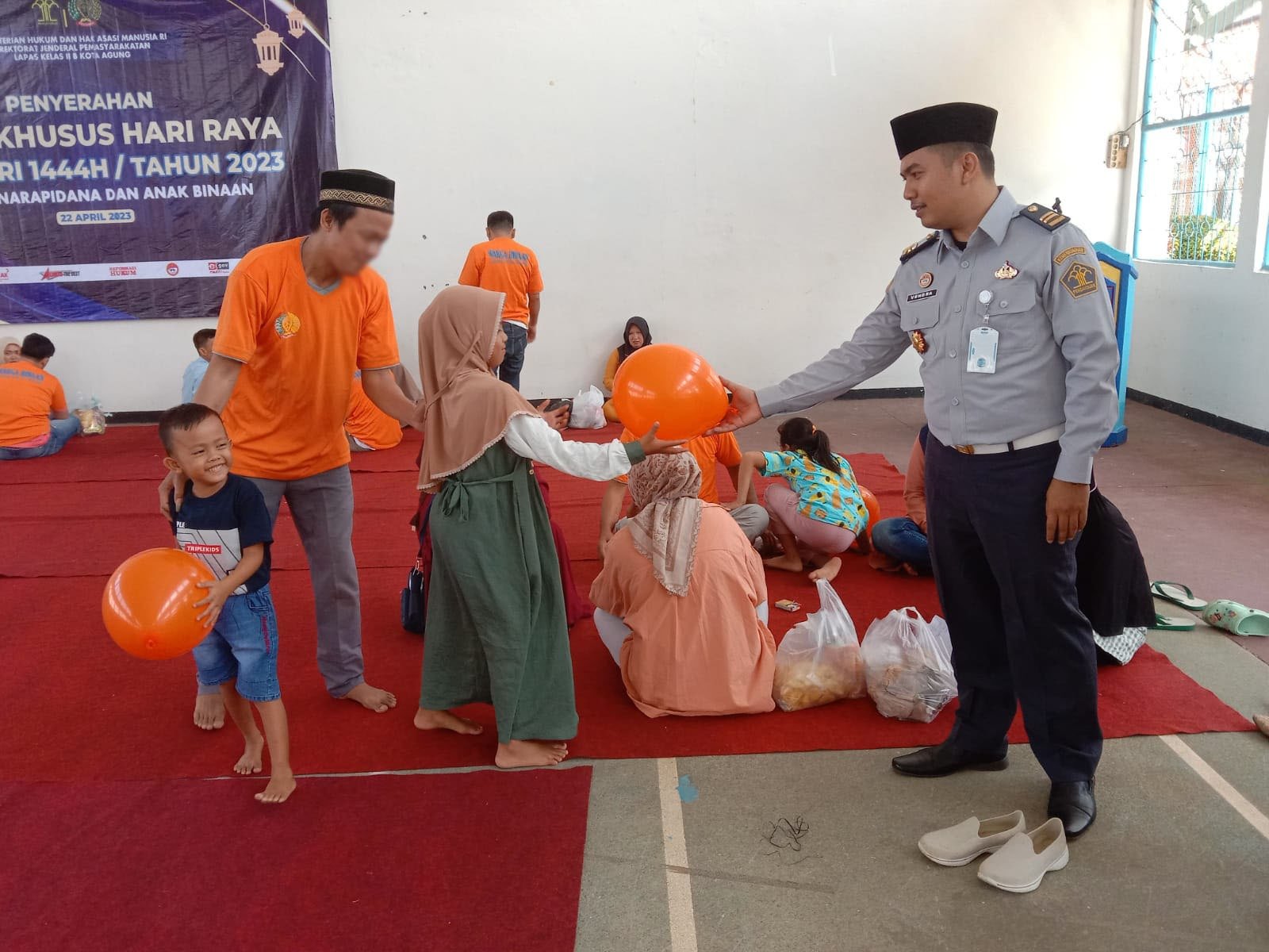 Hadirkan Momen Hangat Dan Ceria Hari Raya Idulfitri, Lapas Kotaagung Buka Layanan Kunjungan WBP Lebaran Hari ke-2