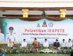 Pelantikan PC IKAPETE Sidoarjo, Gus Muhdlor: Santri Bisa Jadi Presiden dan Wakil Presiden