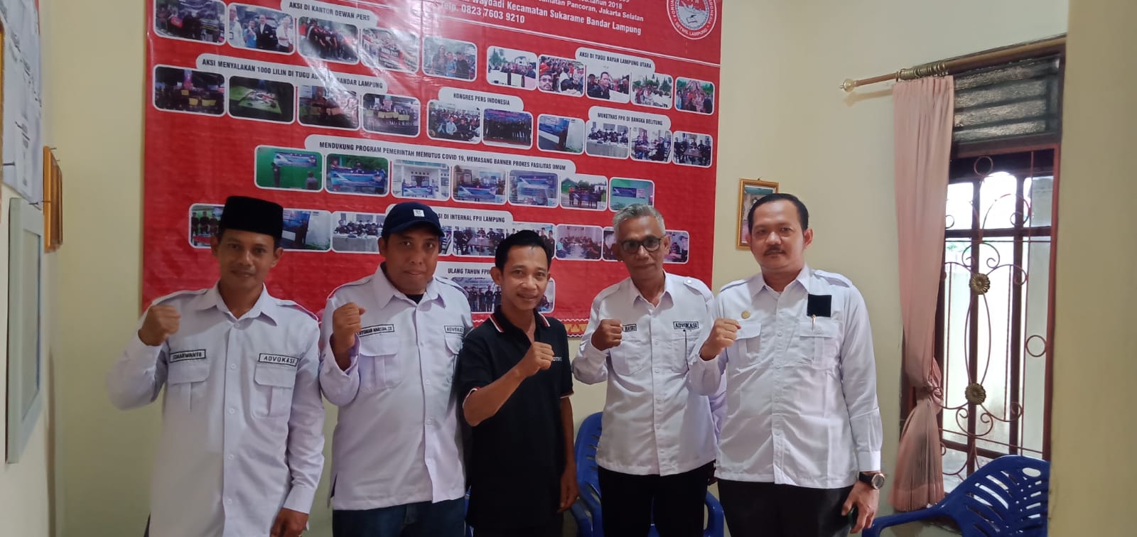 Guna Meningkatkan Sinergitas, Jajaran LAKAA Kunjungi Kantor FPII Lampung