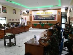 Kodim 0815/Mojokerto Bersama Pemkab Gelar Rakor Kesiapan TMMD Reguler Ke-116