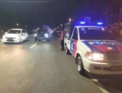 Ciptakan Kondusifitas Kamtibmas Usai Lebaran, Polresta Mojokerto lakukan KRYD dengan Patroli Blue Light