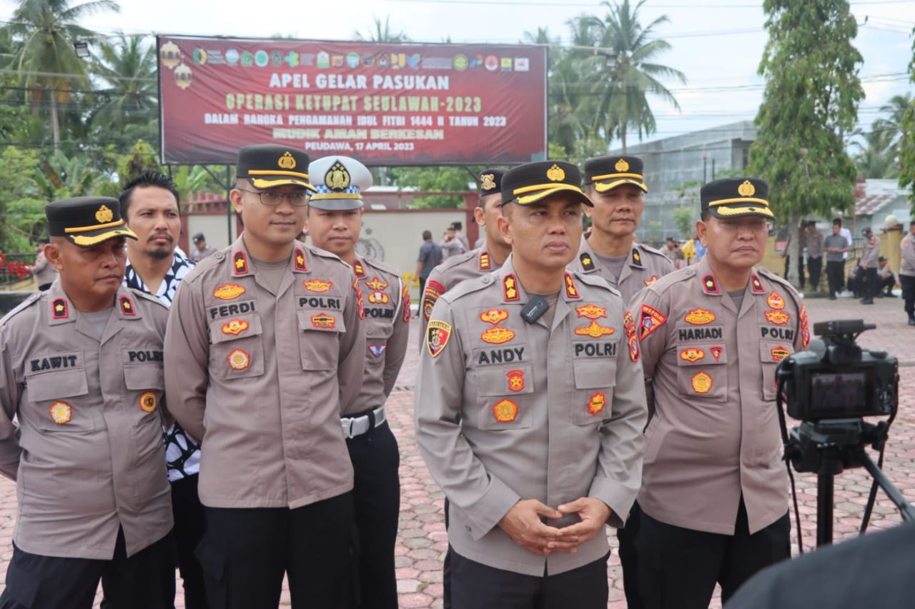 Ini Hasil Evaluasi Operasi Ketupat Seulawah 2023, Polres Aceh Timur