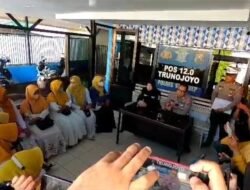 Polres Sumenep Gercep Amankan Emak-Emak Viral di Medsos Konvoi Tanpa Helm