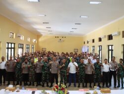 TNI – Polri di Pacitan Gelar Silaturahmi Jaga Sinergitas dan Soliditas