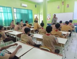 Cegah Kenakalan Remaja dan Penyalahgunaan Narkoba, Binmas Polresta Mojokerto Binluh ke Sekolah