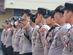 80 Personel Polresta Malang Kota Perkuat Pengamanan Pilkades Serentak di Kabupaten Bangkalan