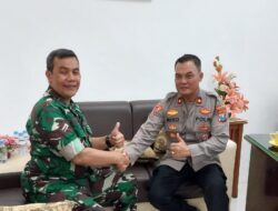 Kokohkan Sinergitas, TNI-Polri di Kediri Gelar Silaturahim
