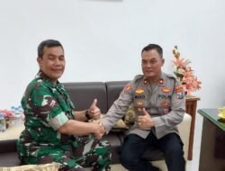 Kokohkan Sinergitas, TNI-Polri di Kediri Gelar Silaturahim