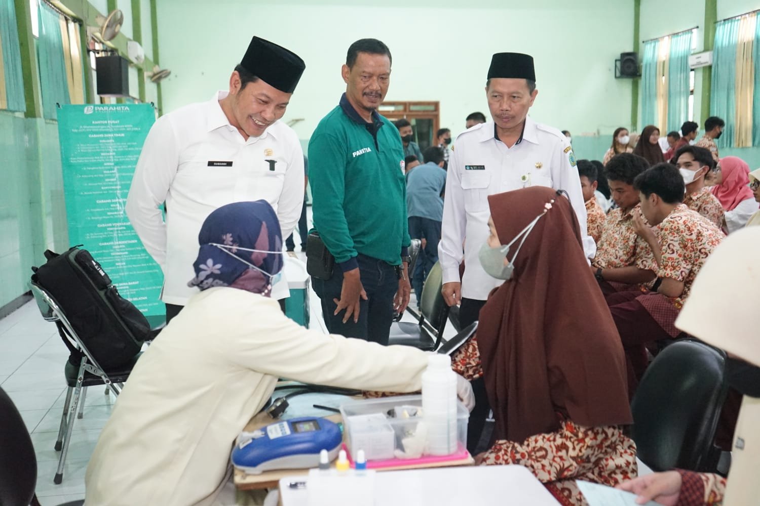 Wabup Subandi Support Alumni 1981 SMAN 1 Sidoarjo untuk Kegiatan Donor Darah