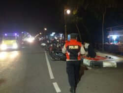 Polresta Mojokerto Lakukan Pengawasan di Dua Jalur Yang Berpotensi Untuk Balapan