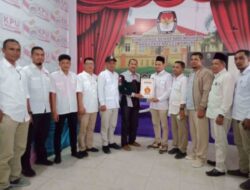 KIP Aceh timur Terima Salinan Berkas Dari BaCaleg Partai Gerindra