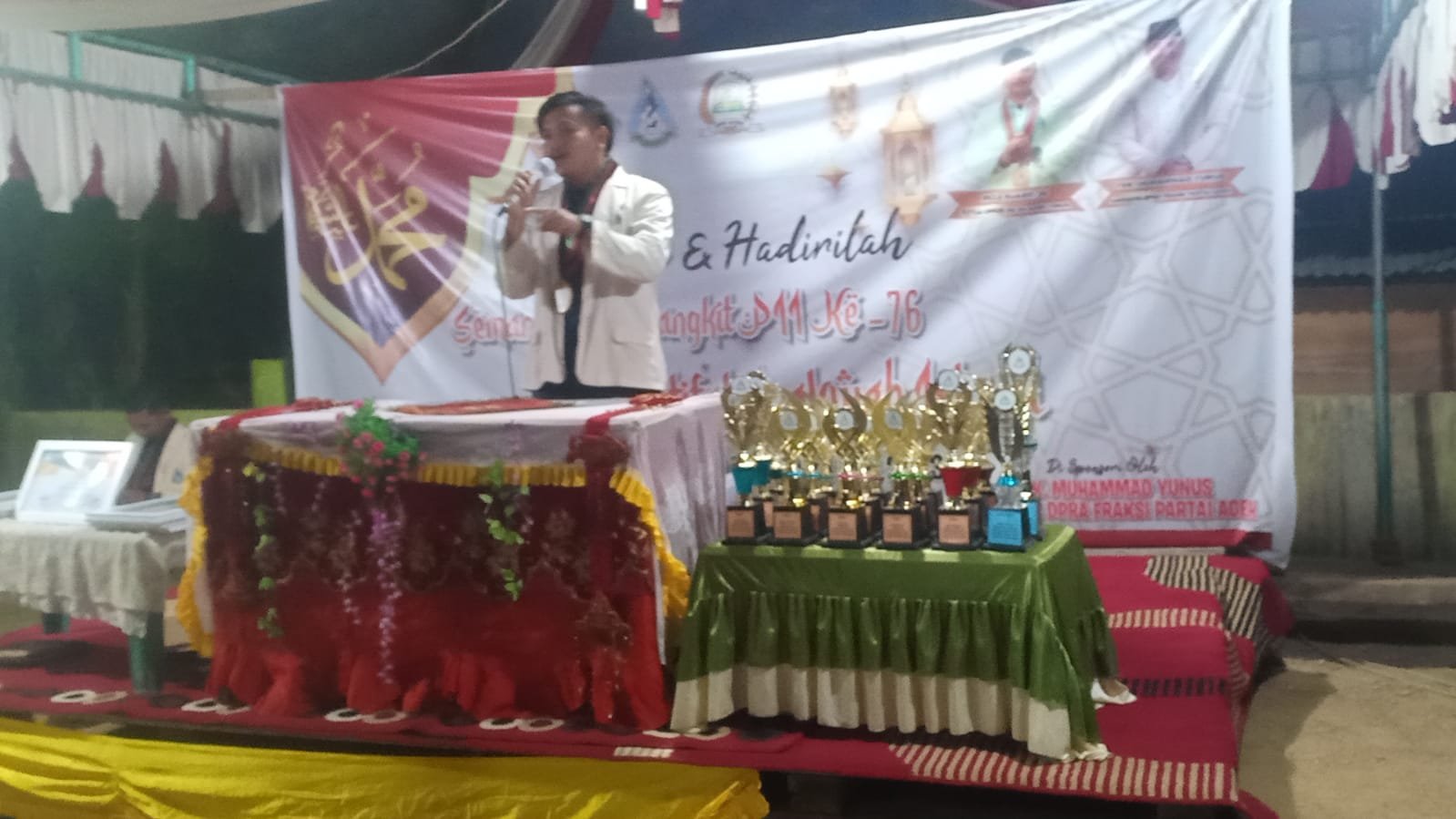 Penutupan Semarak Hari Bangkit PII Ke-76 Dan Festival Dakwah Islami Oleh Tgk. M. Yunus Anggota DPRA Fraksi Partai Aceh