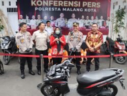Tidak Percuma Lapor Polisi, Warga Kota Malang Ini Bahagia Motornya Yang Dicuri Telah Kembali