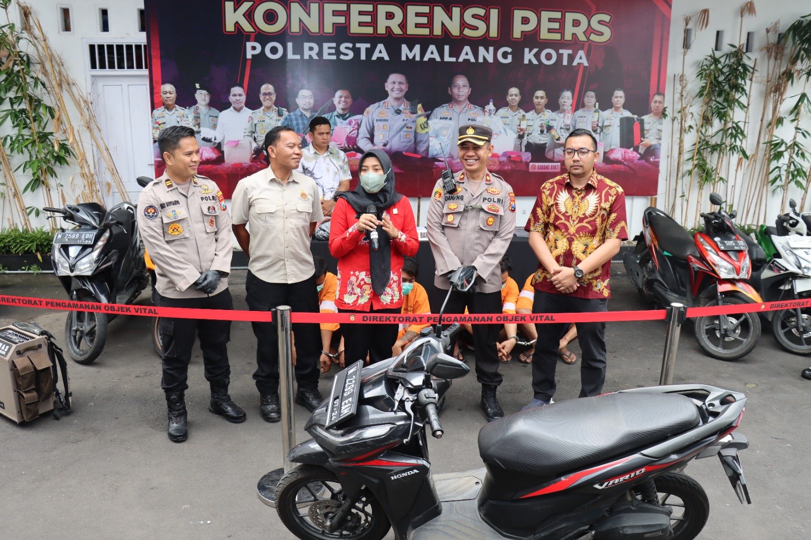Tidak Percuma Lapor Polisi, Warga Kota Malang Ini Bahagia Motornya Yang Dicuri Telah Kembali