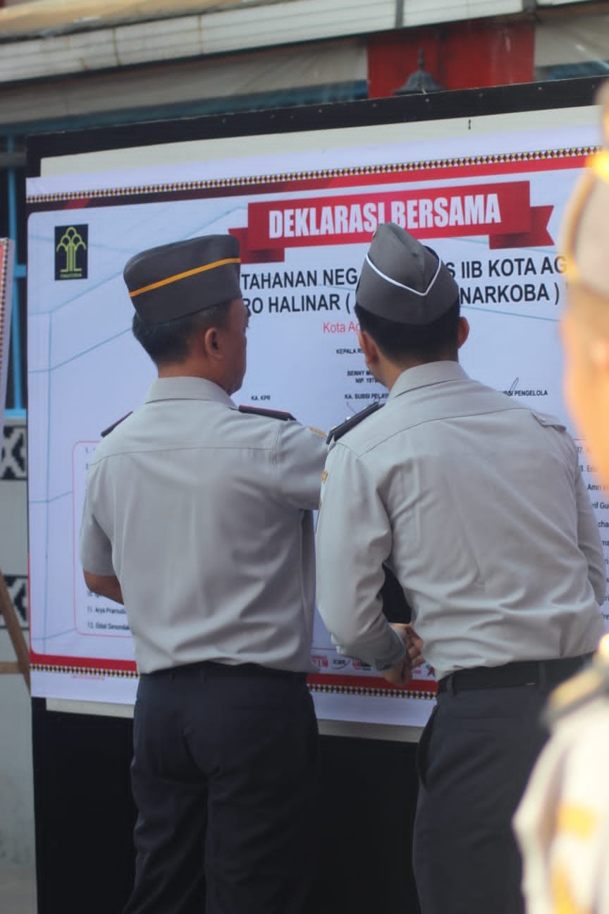 Rutan Kota Agung Deklarasikan Komitmen Zero Halinar