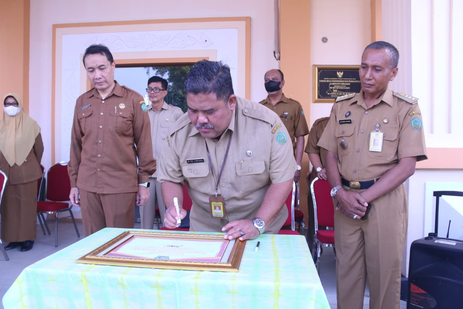 Dinkop Usaha Mikro dan Disperindag Sidoarjo Siap Canangkan Zona Integritas WBK/WBBM