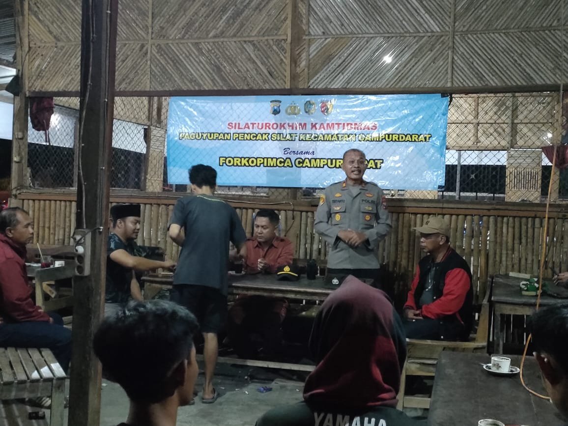 Harkamtibmas, Polres Tulungagung Ngopi Bareng Paguyuban Pencak Silat