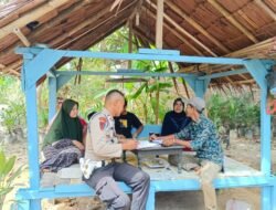 Sebagai Polisi RW, Kanit Provos Polsek Idi Rayeuk Polres Aceh Timur Aktif Lakukan Patroli Sambang Warga