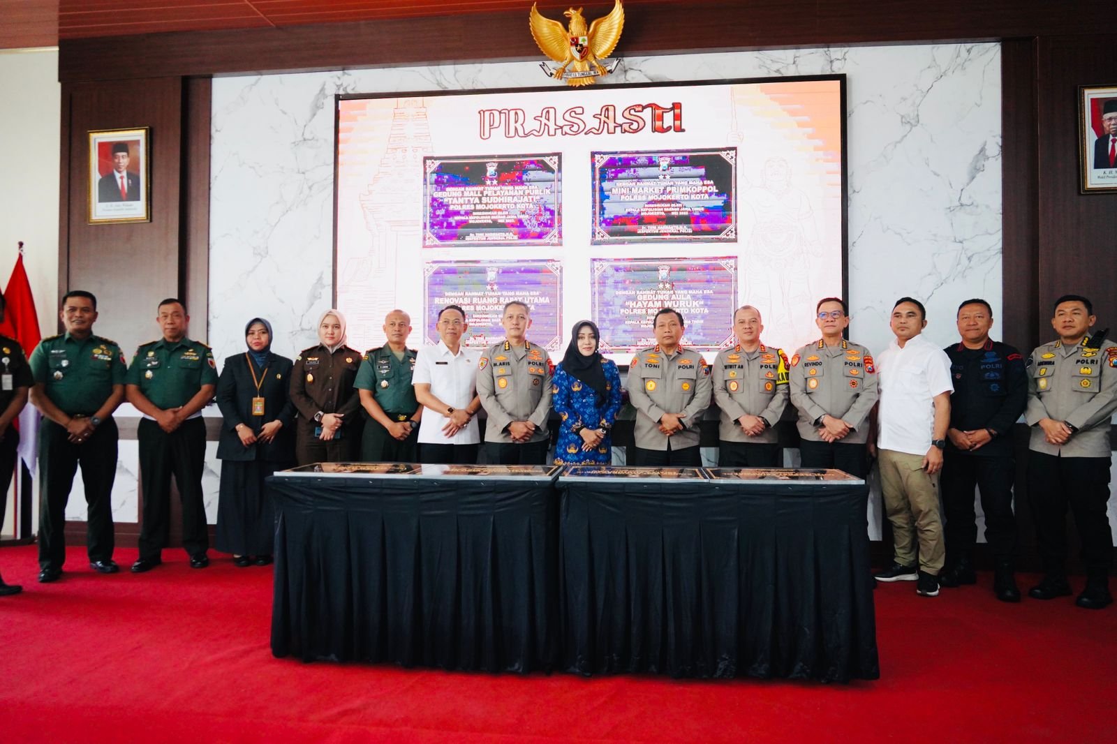 Bupati Mojokerto Hadiri Peresmian Mall Pelayanan Publik Tantya Sudirajati Polresta Mojokerto