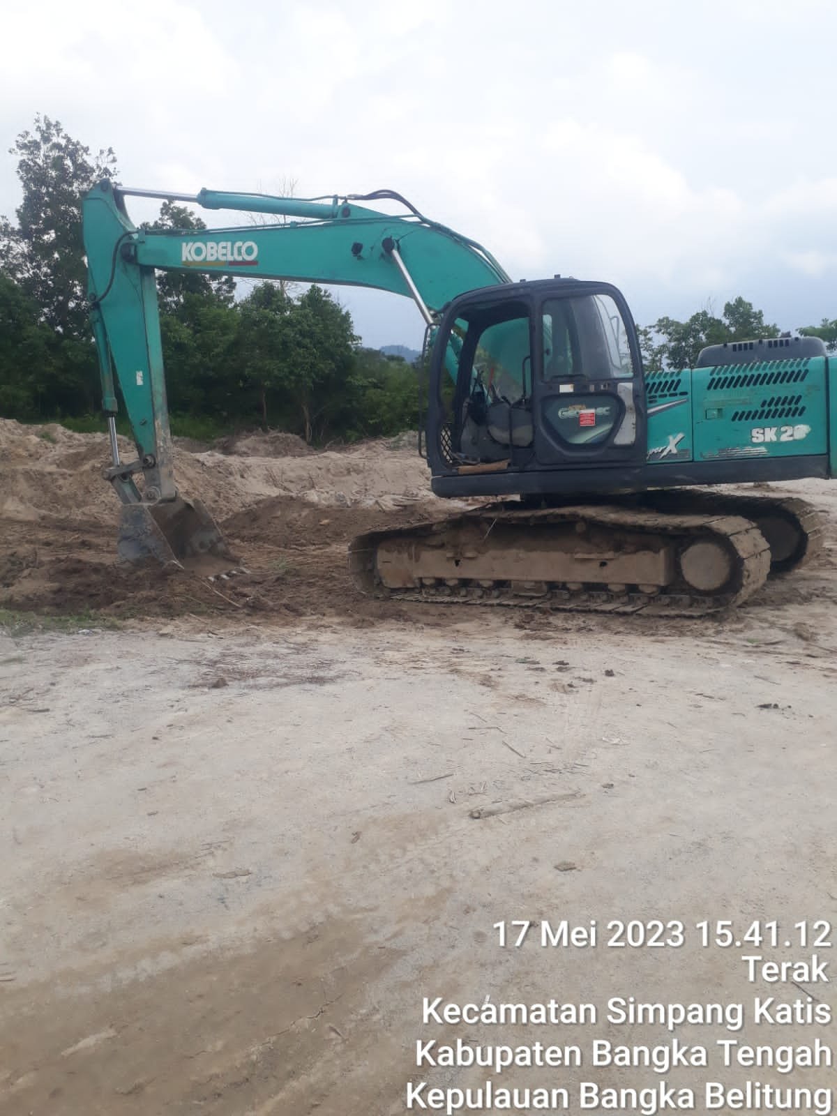 Aktivitas Tambang Pasir Galian C Diduga Iilegal Didesa Terak