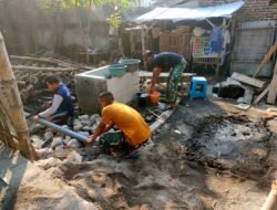Tingkatkan Kualitas Kesehatan Masyarakat, Satgas TMMD Ke-116 Kodim 0815/Mojokerto Bangun 16 Unit Jamban Sehat