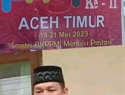 Tgk. M. Yunus Anggota DPRA Fraksi Partai Aceh Sekretaris Komisi VI DPRA Mengapresiasi Panitia FASI Ke II di Aceh Timur