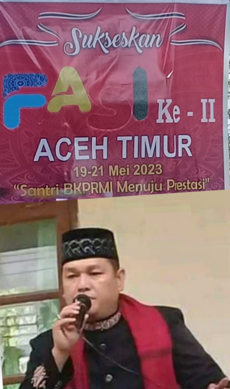 Tgk. M. Yunus Anggota DPRA Fraksi Partai Aceh Sekretaris Komisi VI DPRA Mengapresiasi Panitia FASI Ke II di Aceh Timur